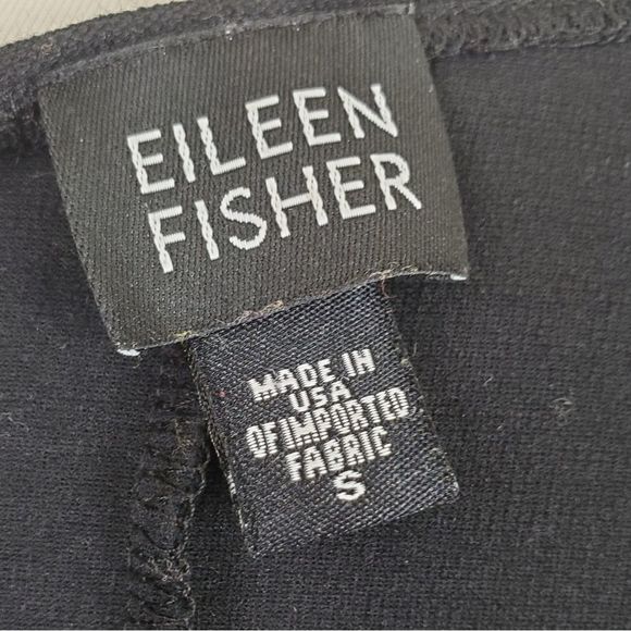 Eileen Fisher Full Zip Black Cardigan S - Picture 5 of 6